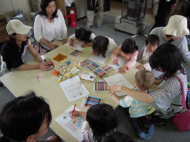 手作りの鯉のぼり