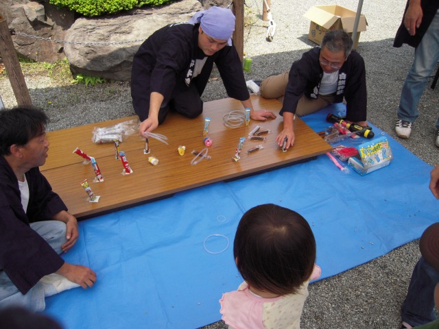 今年は初めて輪投げをしました