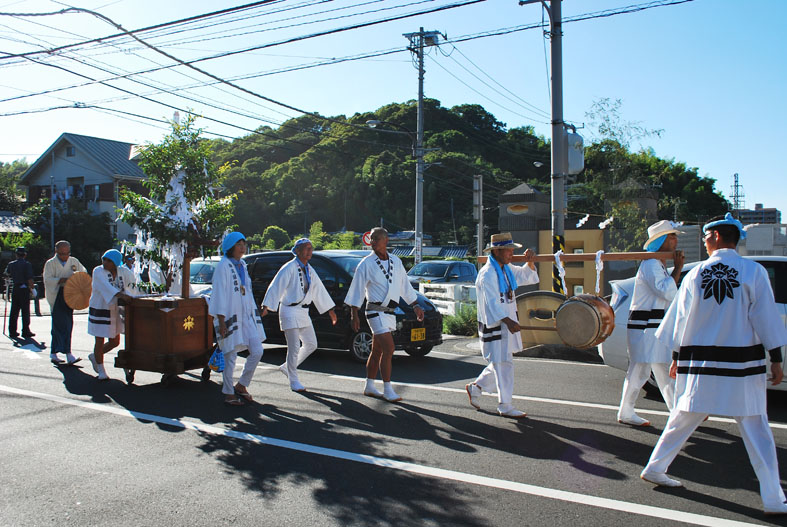 神輿以外も渡御します