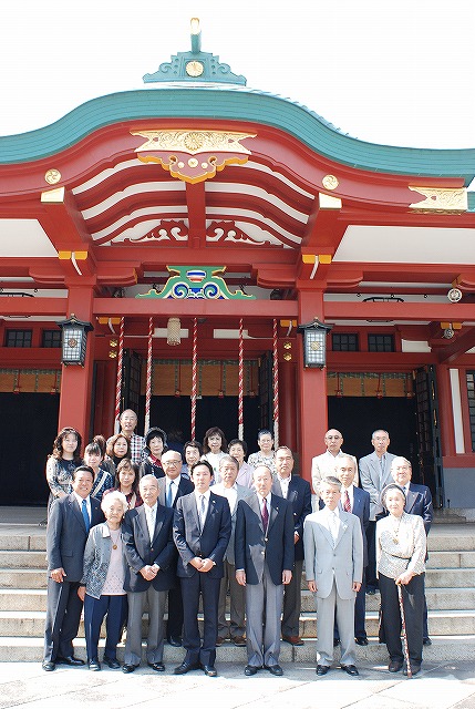 昨年の旅行で訪れた赤坂日枝神社 昨年の旅行で訪れた赤坂日枝神社