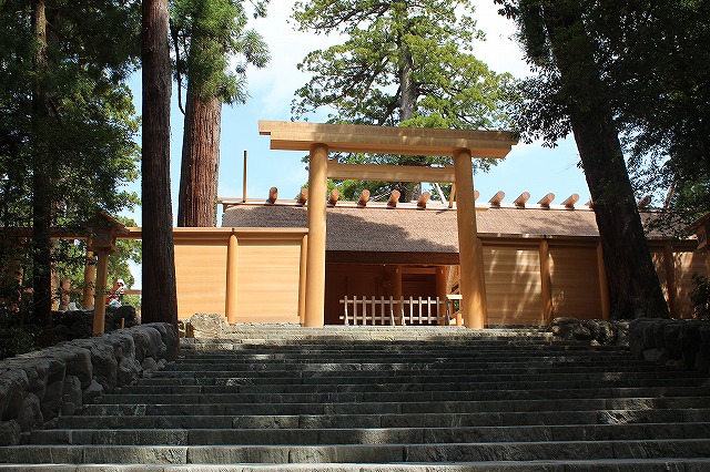 内宮の新しい御正殿 内宮の新しい御正殿