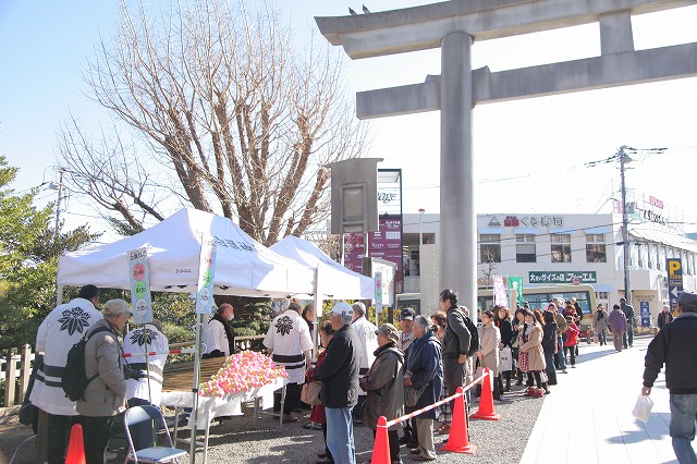 3色だんごの販売