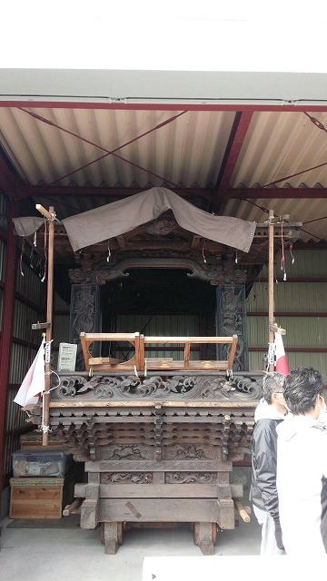 新しい山車小屋