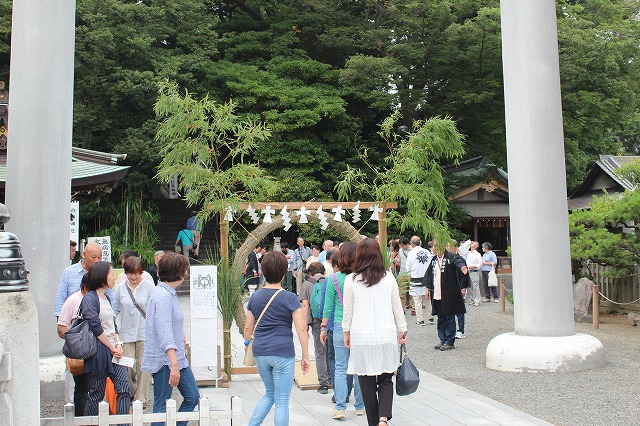 茅の輪くぐり3 茅の輪くぐり3