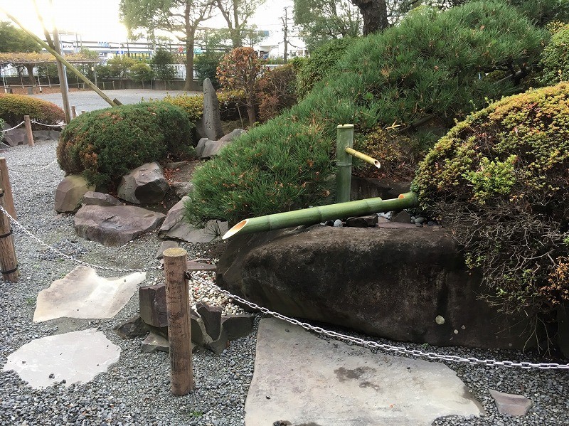 手水の竹新調２