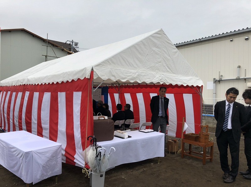 地鎮祭　テント