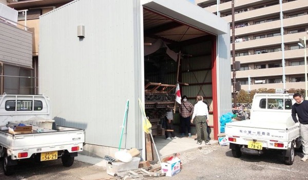 新しい山車小屋