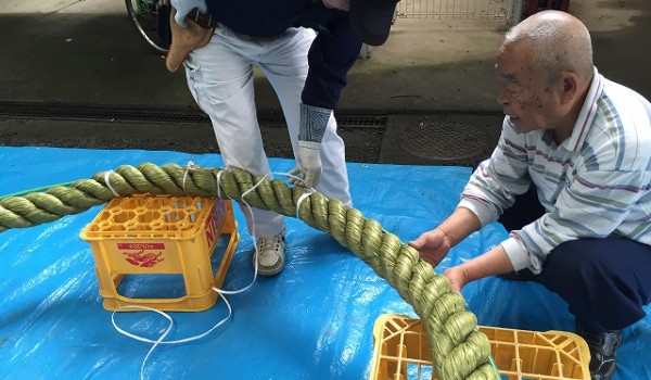 茅の輪奉製作業１