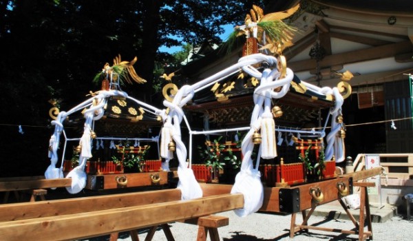 義経・弁慶2基のお神輿